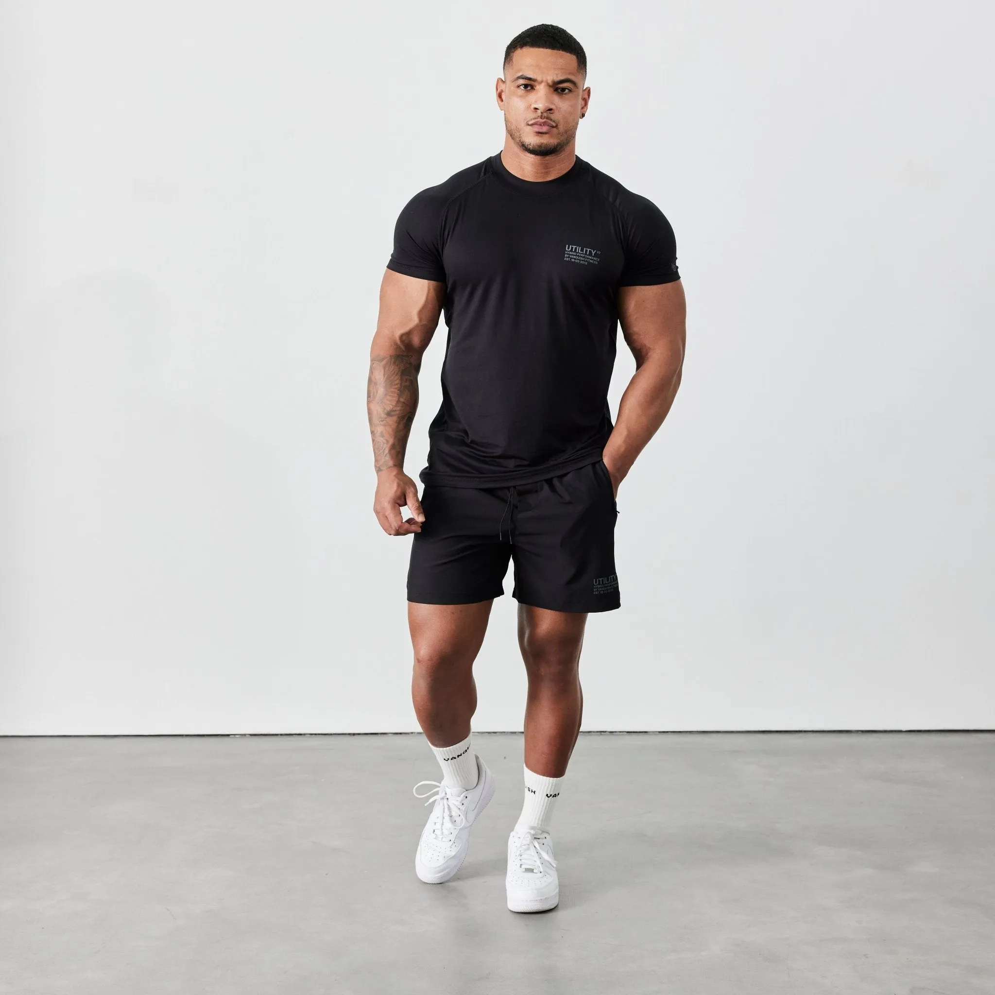 Vanquish Utility V2 Black 5" Shorts