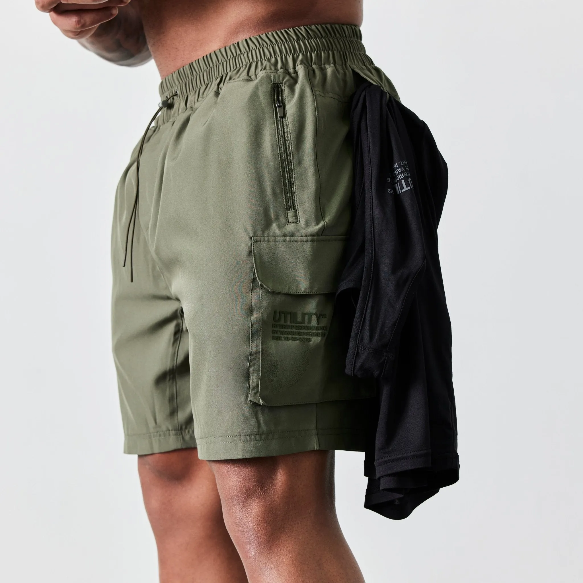 Vanquish Utility V2 Khaki Cargo Shorts