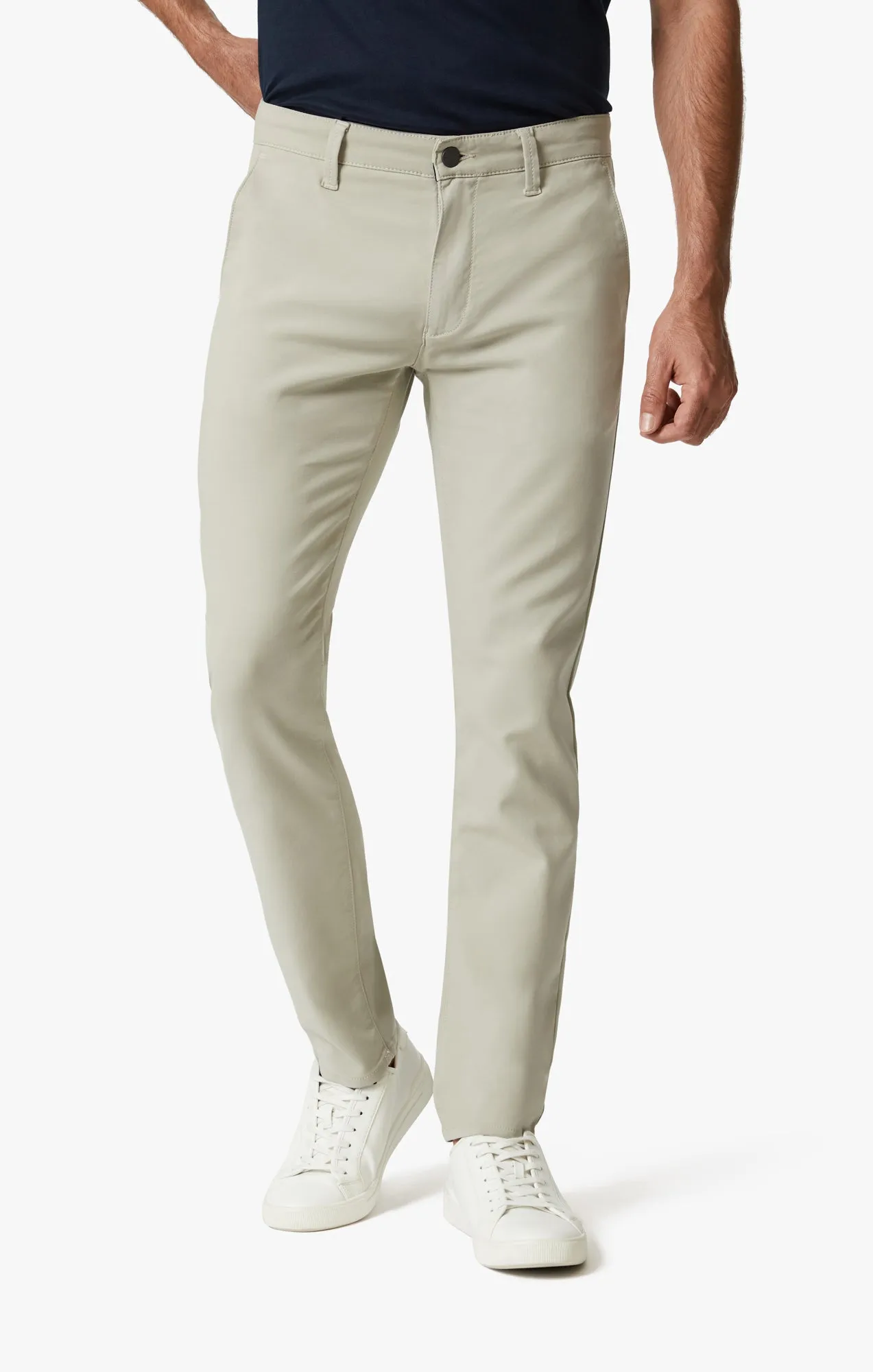 Verona Slim Leg Chino Pants In Willow High Flyer