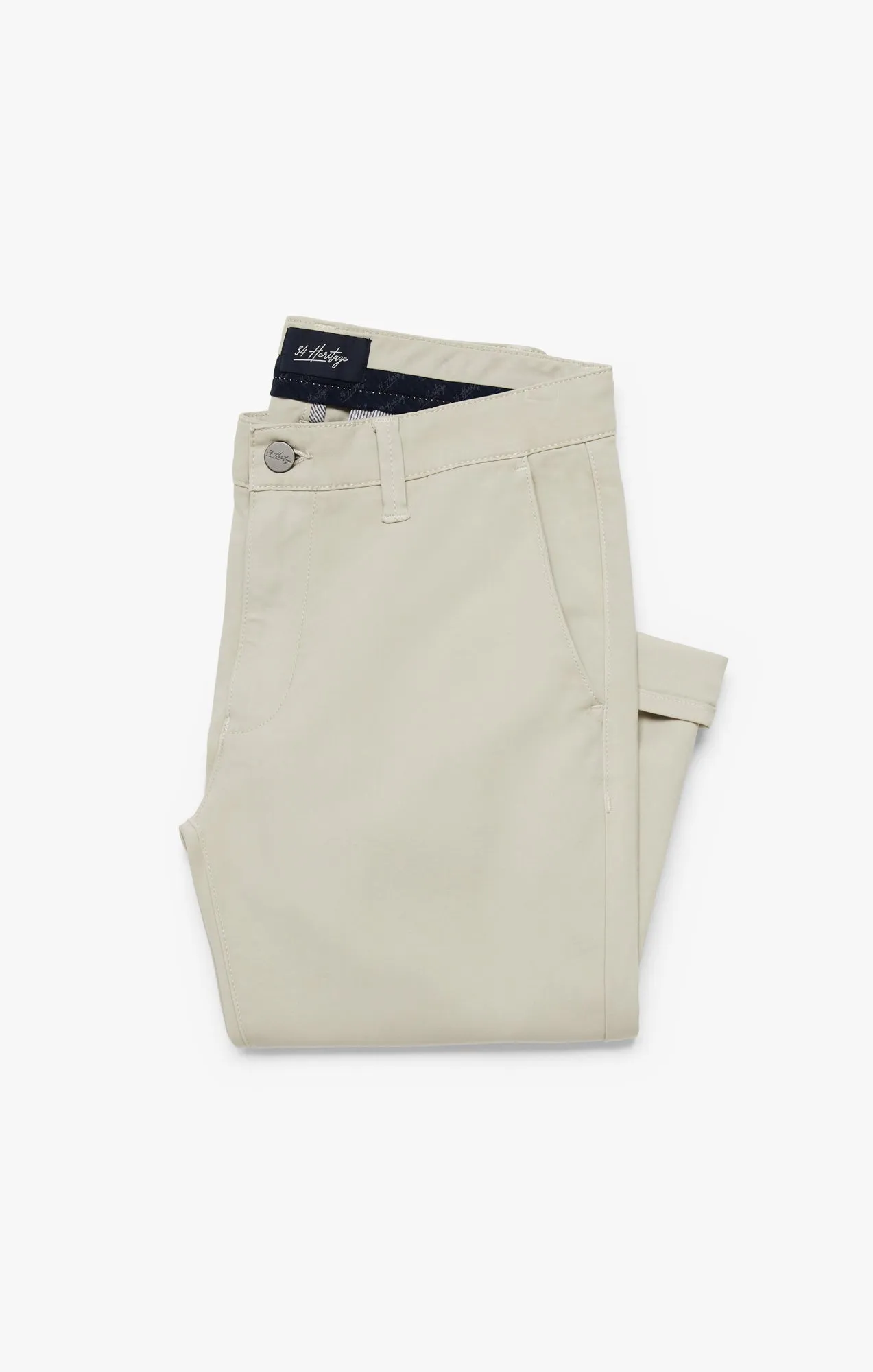 Verona Slim Leg Chino Pants In Willow High Flyer