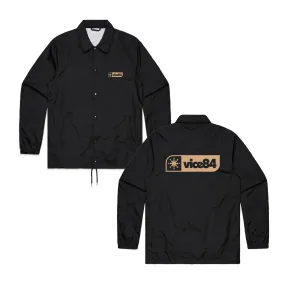 Vice 84 'Woodland' Coach Jacket - Black