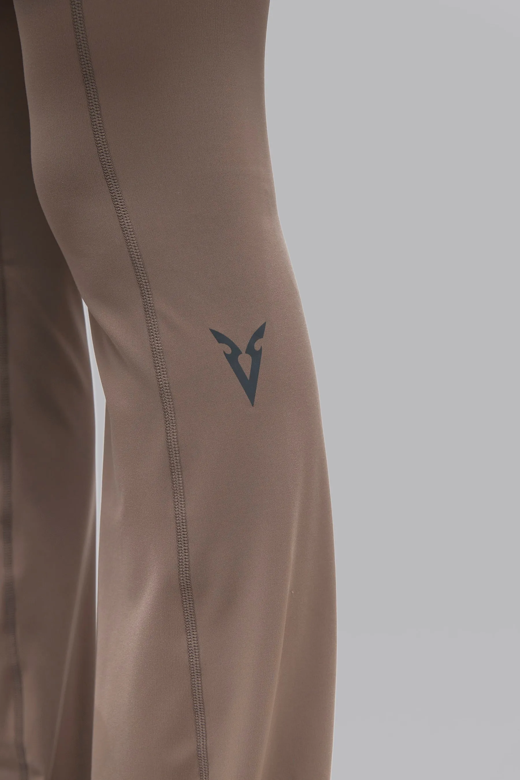 V_SCULPT® FLARED LEGGINGS - Tan