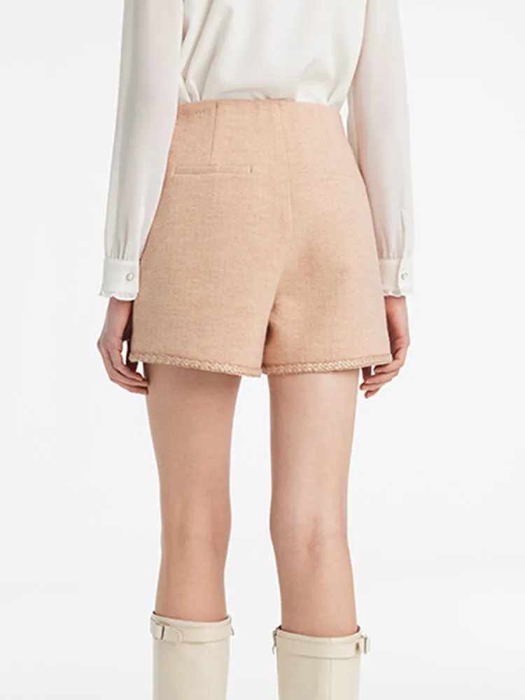 Washable Wool A-Line Women Shorts