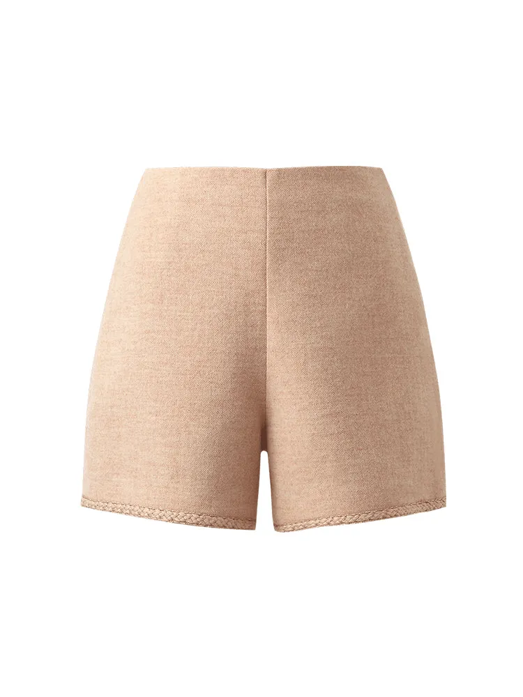 Washable Wool A-Line Women Shorts