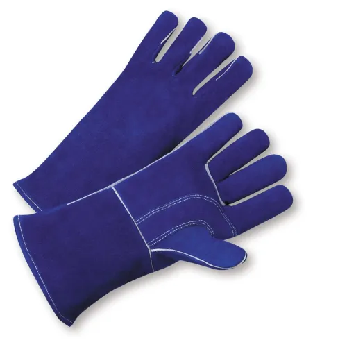 West Chester-945 Blue Welders Reinforced Thumb Kevlar Sewn