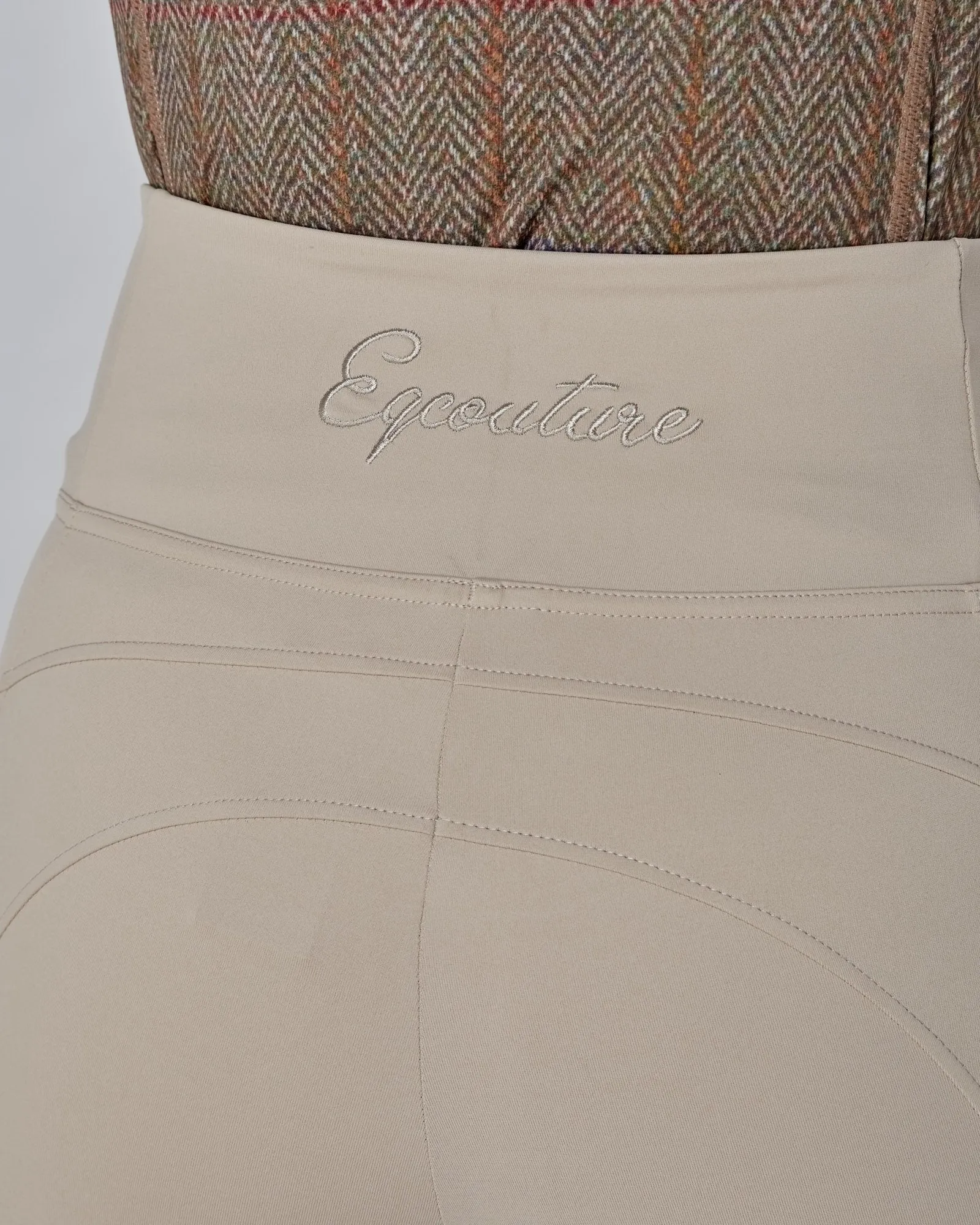 WINTER Competition Beige Riding Leggings - No grip - HUNTER BEIGE